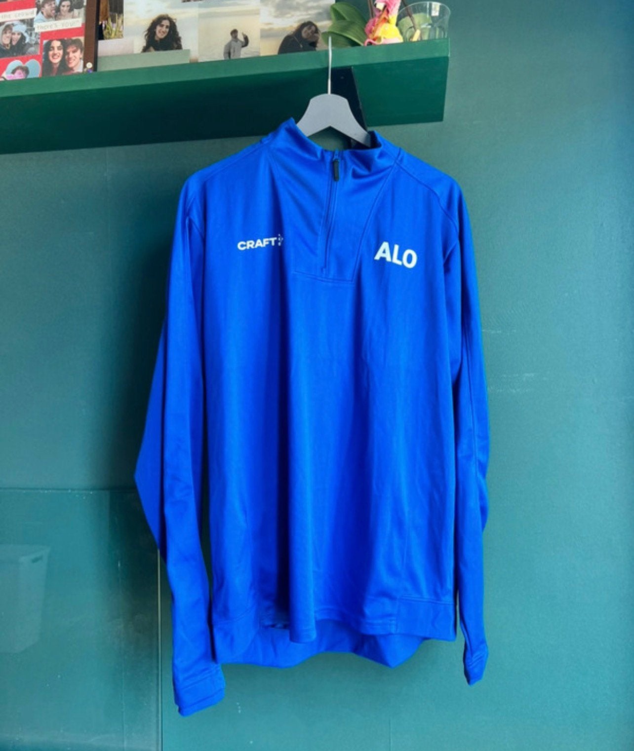1/4 ZIP TOP ALO Fontys Craft kobalt heren XL  Ongedragen, Blauw, Maat 56/58 (XL), Ophalen of Verzenden, Zo goed als nieuw