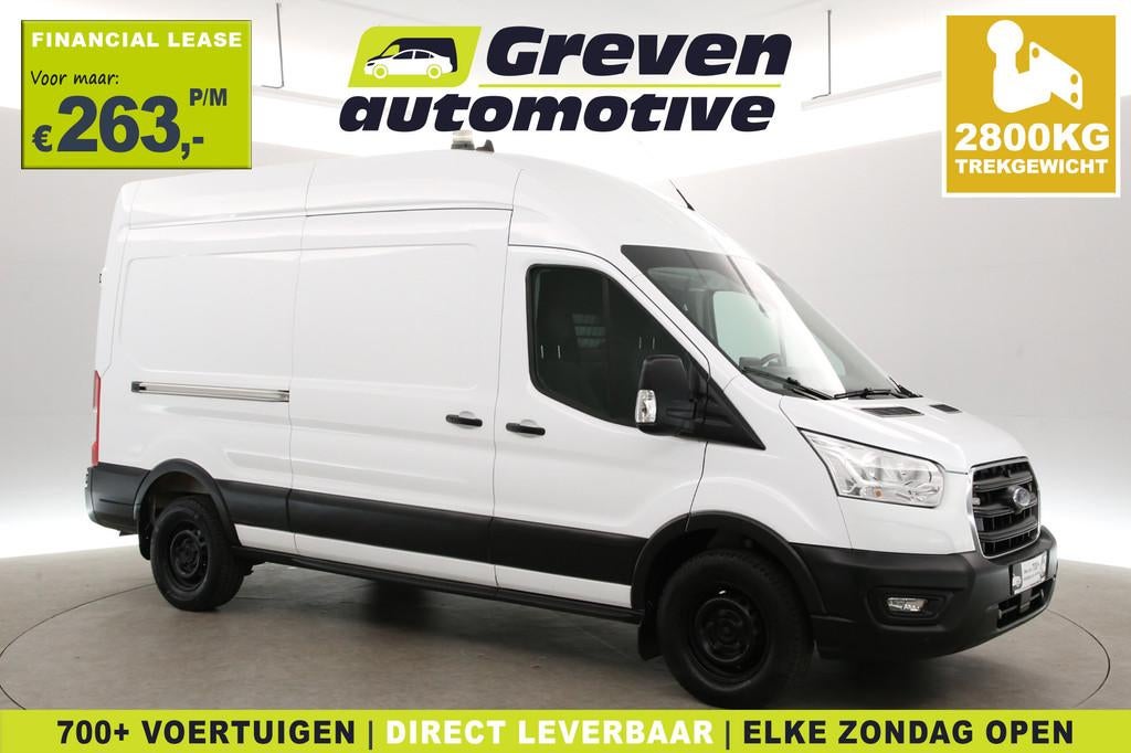 Ford Transit 2.0 TDCI 170PK L2H2 | 2800kg Trekgew. | Traanpl, Auto's, Bestelauto's, Stof, Euro 6, 4 cilinders, Lichtsensor