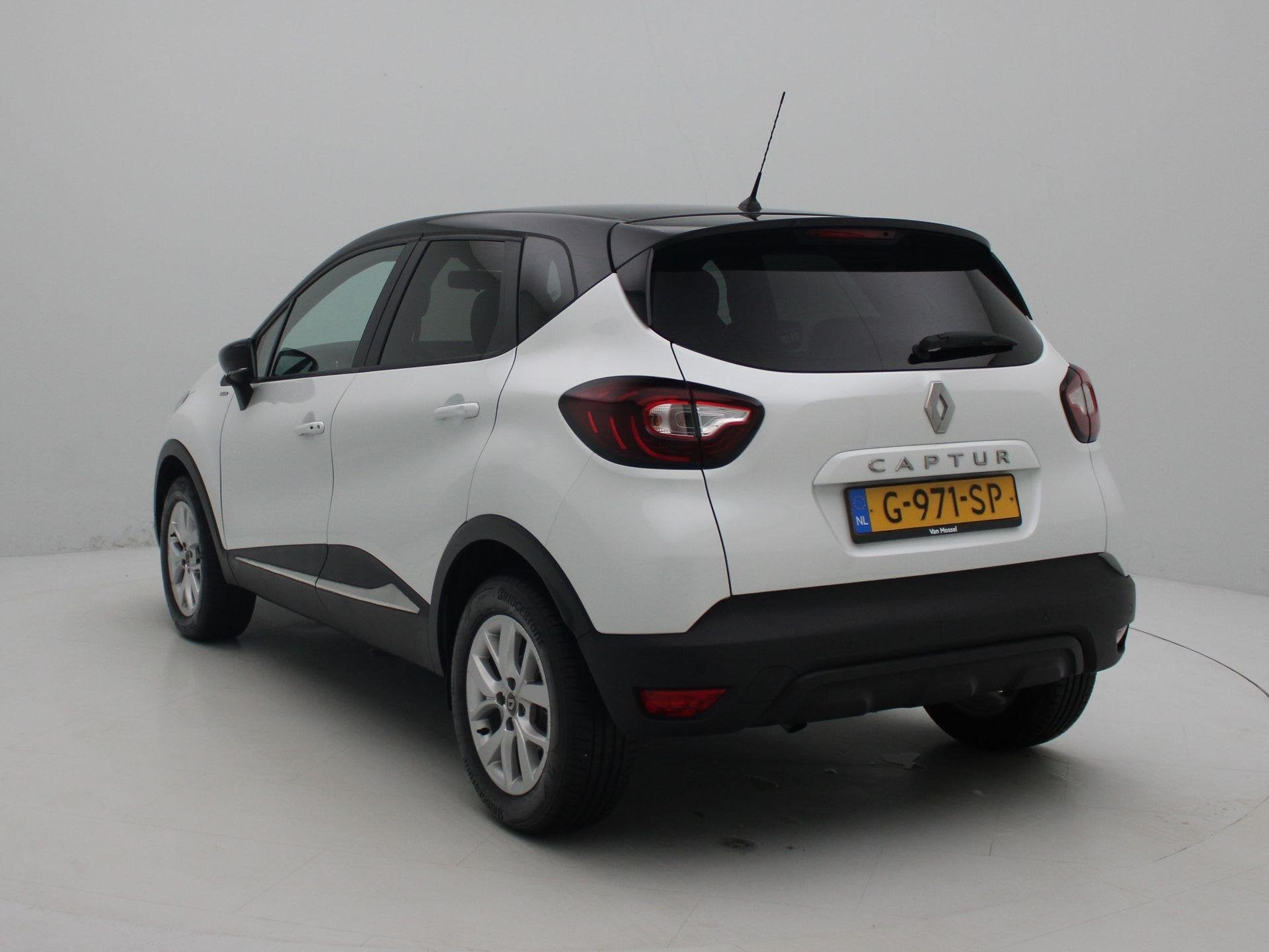 Renault Captur TCe 90 Limited | MediaNav navigatiesysteem me, Auto's, Voorwielaandrijving, 898 cc, Stof, Gebruikt