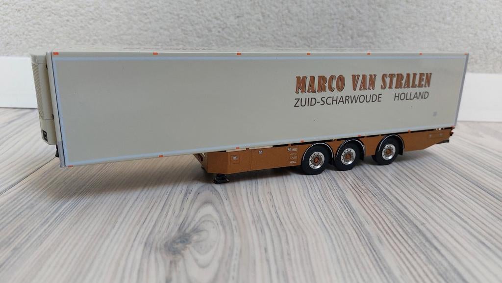 Wsi Koeltrailer Marco van Stralen thermoking reefer, Hobby en Vrije tijd, Ophalen of Verzenden, Nieuw, Bus of Vrachtwagen, Wsi