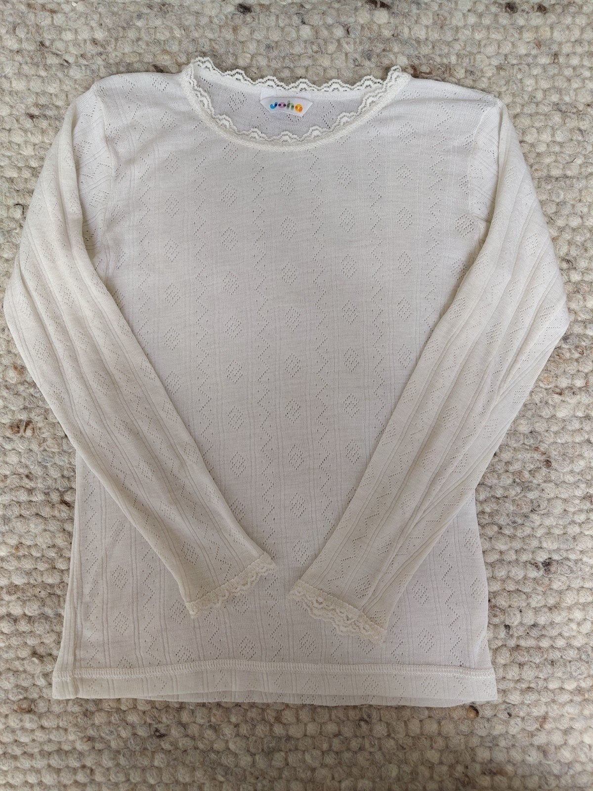 Meisjes shirt met lange mouwen wol/zijde Joha 122, Ophalen of Verzenden, Meisje, Shirt of Longsleeve