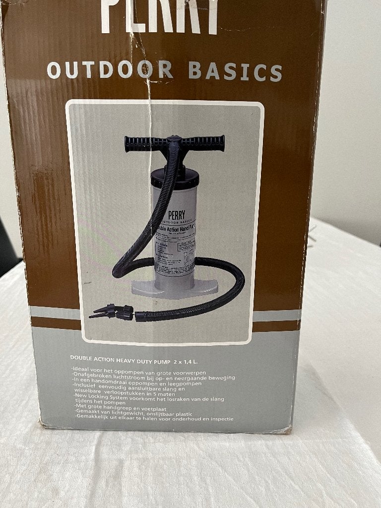 Outdoor Basic Pomp Perry, Caravans en Kamperen, Ophalen, Gebruikt, 1-persoons