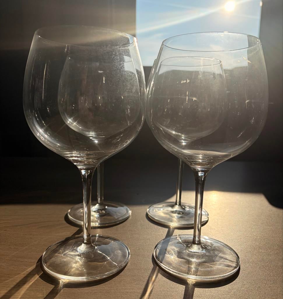 Vivo gin tonic glazen - set van 4, Ophalen, Zo goed als nieuw, Wit, Overige merken
