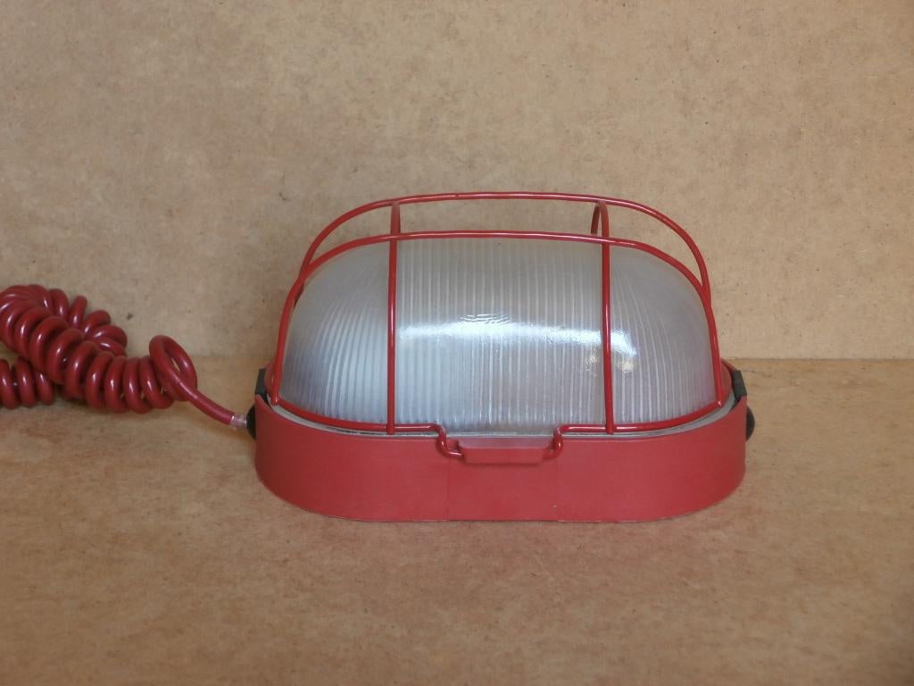 Bullseye buitenlamp robuuste buiten lamp verlichting rood, 50 tot 75 cm, Ophalen of Verzenden, Zo goed als nieuw, Metaal