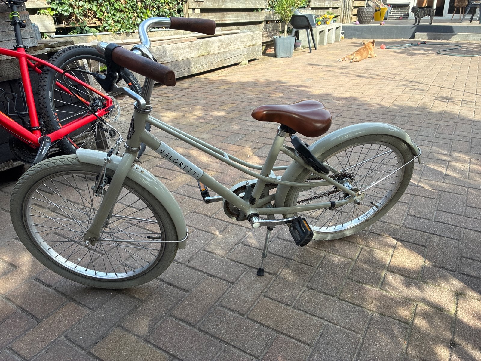 Veloretti kinderfiets 20 inch - Zo goed als nieuw, Ophalen, Zo goed als nieuw, Terugtraprem, 20 inch of meer
