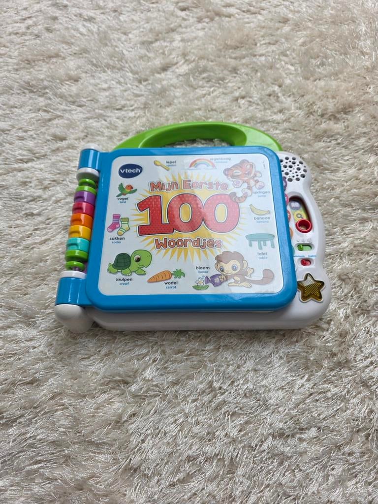 VTech Mijn Eerste 100 Woordjes Boek - Interactief Speelgoed, Ophalen of Verzenden, Nieuw, 6 maanden tot 2 jaar