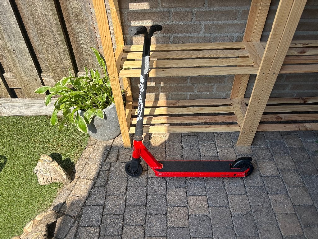Rode stuntstep - Gebruikt maar in goede staat, Ophalen, Gebruikt, Gewone step, Oxelo