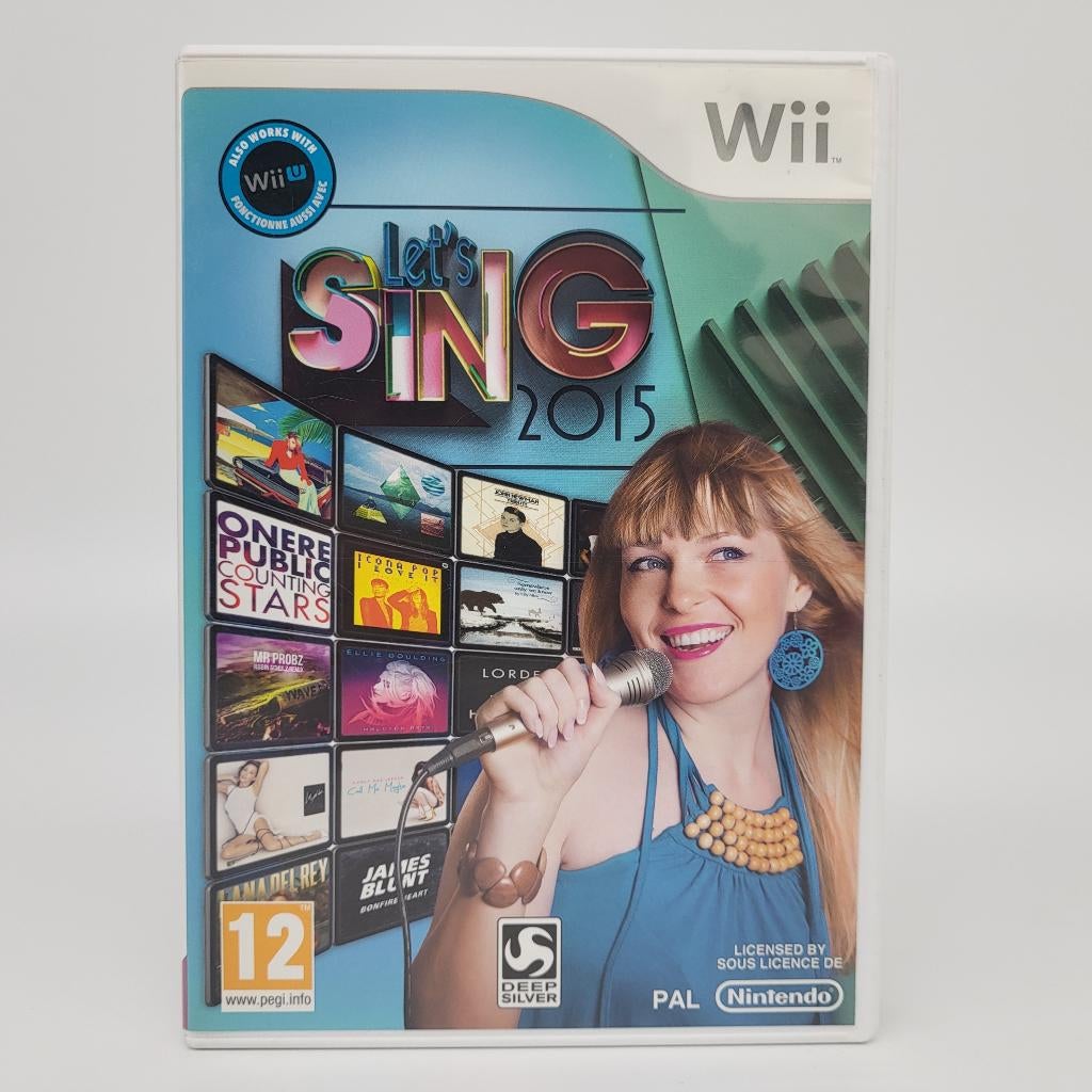 Let's Sing 2015 - Nintendo Wii - PAL, Muziek, Ophalen of Verzenden, Zo goed als nieuw, Nvt