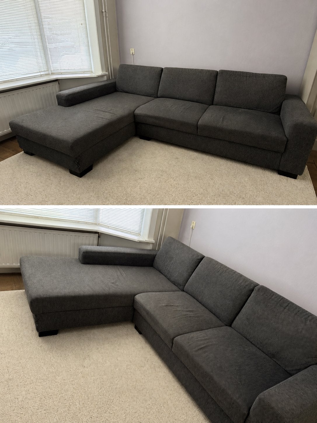 IKEA Sörvallen hoekbank met chaise longue links, Ophalen, Gebruikt