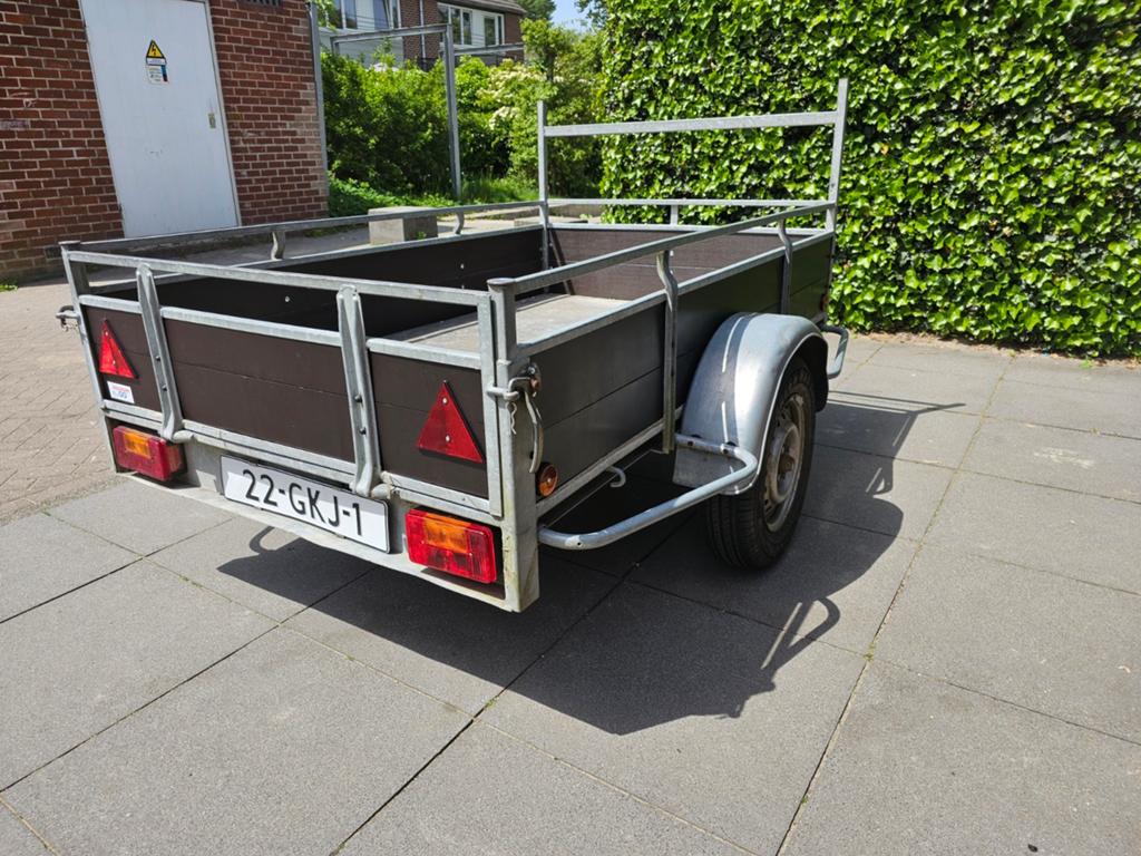 Gegalvaniseerde Aanhangwagen 2.00 x 1.25 In zeer goede staat, Auto diversen, Aanhangers en Bagagewagens, Ophalen, Zo goed als nieuw