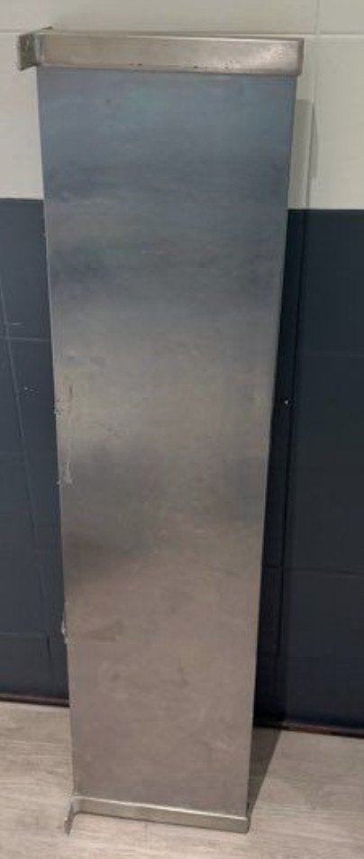 Twee RVS wandplanken 120x28 cm, Huis en Inrichting, Ophalen, Gebruikt