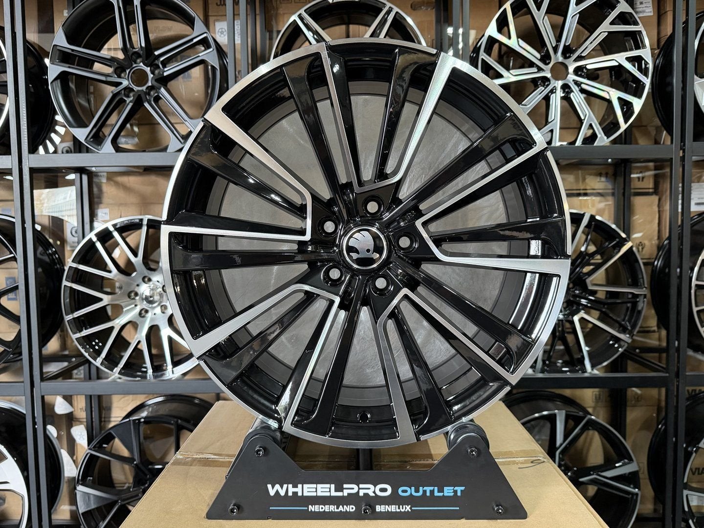 19" SKODA RS Look Sportvelgen SKODA OCTAVIA KODIAQ KAROQ VW, Ophalen of Verzenden, Nieuw, 19 inch, Velg(en)
