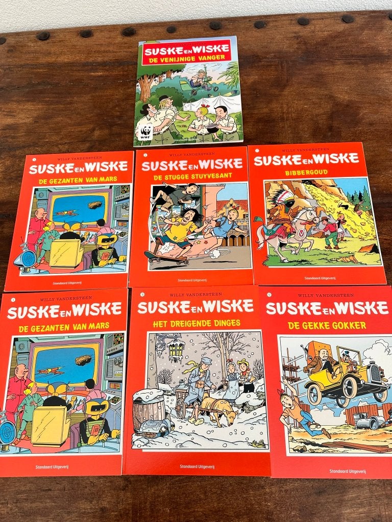 Suske en Wiske 7 verschillend + 7 mini boekjes, Meerdere stripboeken, Verzenden, Nieuw