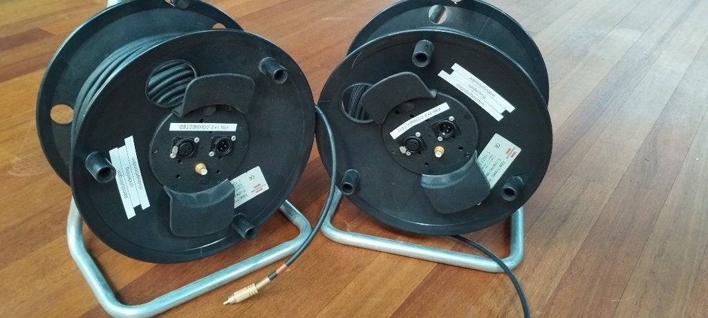 2x haspel tulp/xlr, Ophalen, Gebruikt, Overige merken