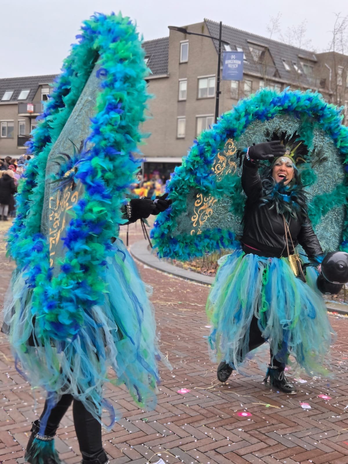 1e prijs loopgroep carnaval 6 personen, Kleding | Dames, Carnavalskleding en Feestkleding, Ophalen of Verzenden, Zo goed als nieuw