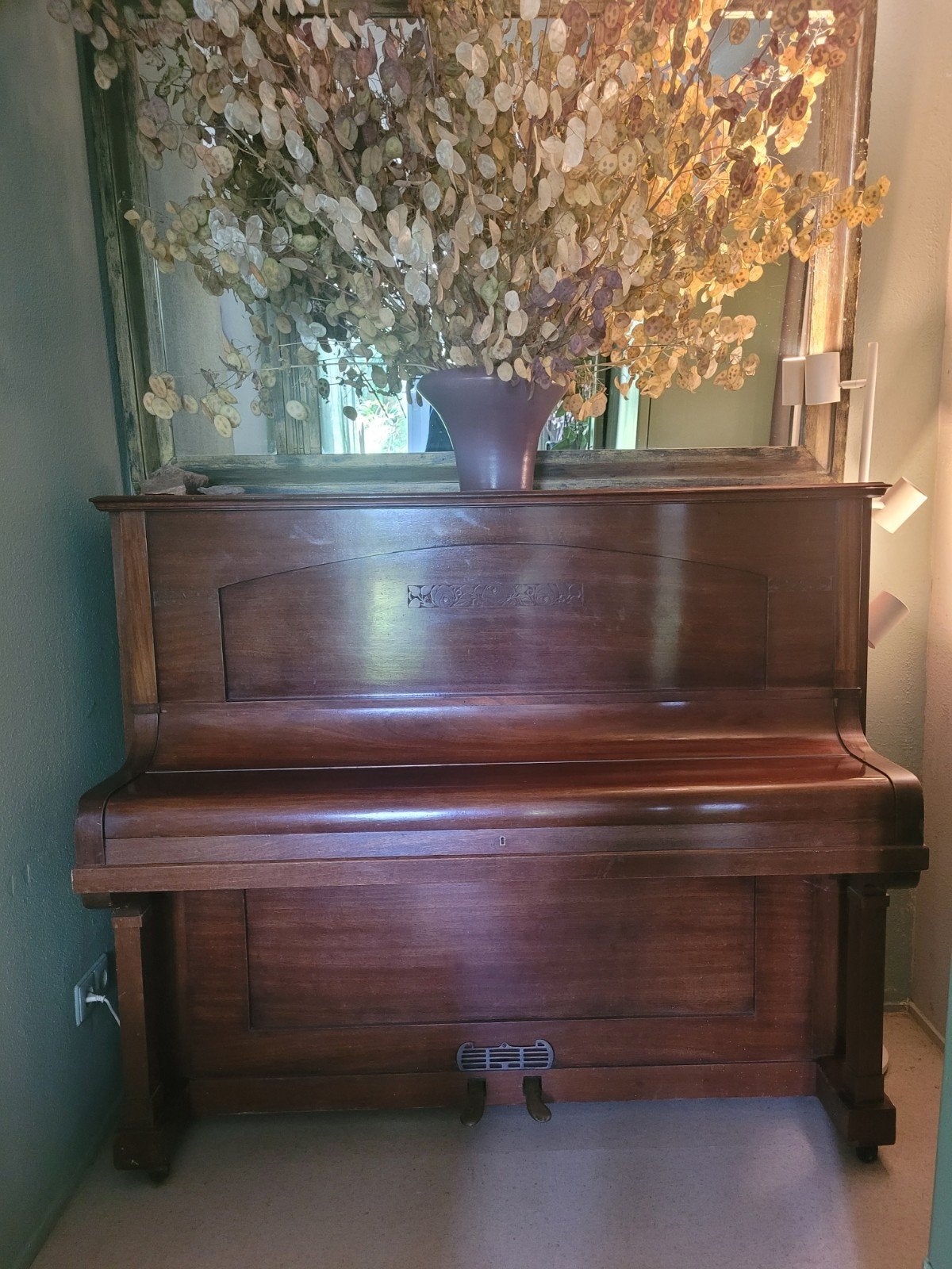 Carl Ecke Piano - Berlijn-Dresden-Posen, Ophalen of Verzenden, Gebruikt, Bruin, Piano