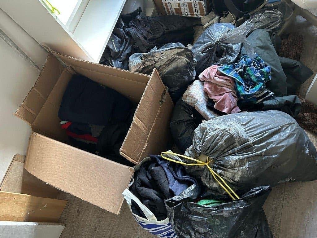 Heren Kleding Partij - Merk kleding!, Ophalen, Zo goed als nieuw, Overige maten