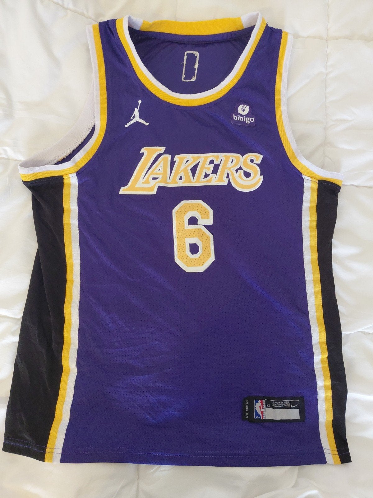 LeBron James LA Lakers jersey, Ophalen of Verzenden, Zo goed als nieuw, Kleding