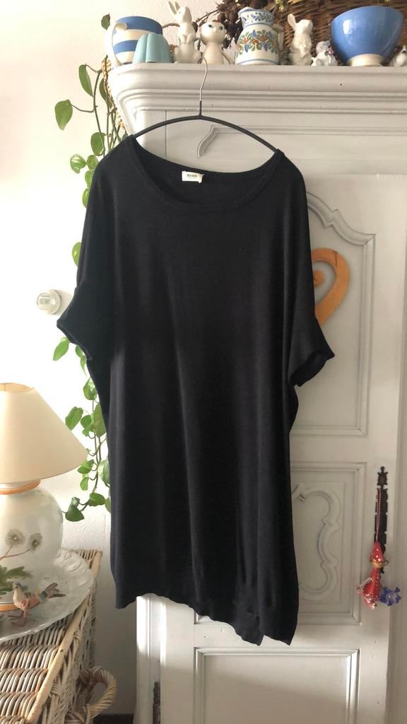 Zwarte gebreide tuniek / jurk ANNA van toor XL, Ophalen of Verzenden, Zo goed als nieuw, Zwart, Jurk