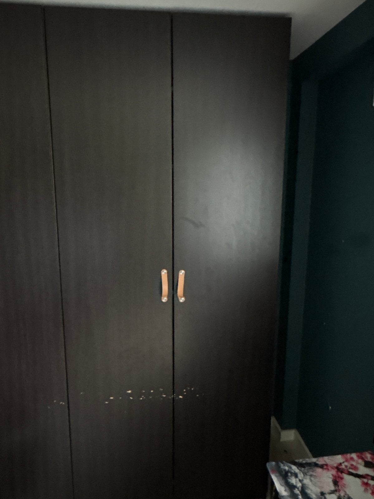 Ikea Pax kast bruin/zwart, Ophalen, Gebruikt, 100 tot 150 cm, 200 cm of meer