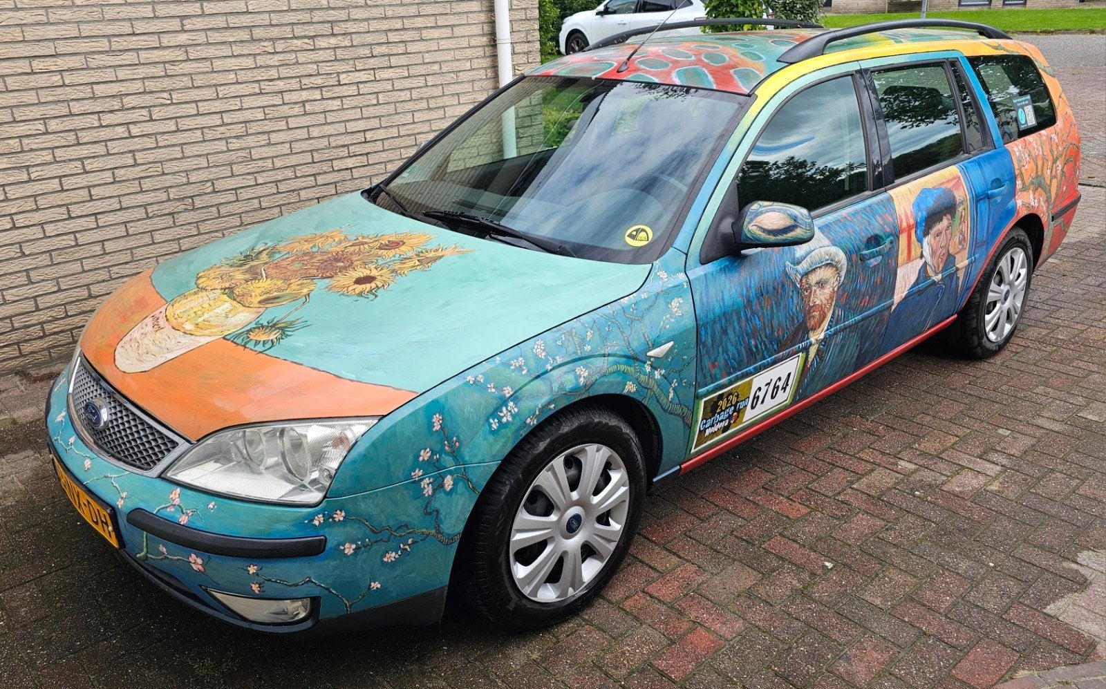 Ford Mondeo Wagon 2004, Cruise control, Carbagerun ervaring!, Auto's, Zwart, 4 cilinders, Blauw, Origineel Nederlands