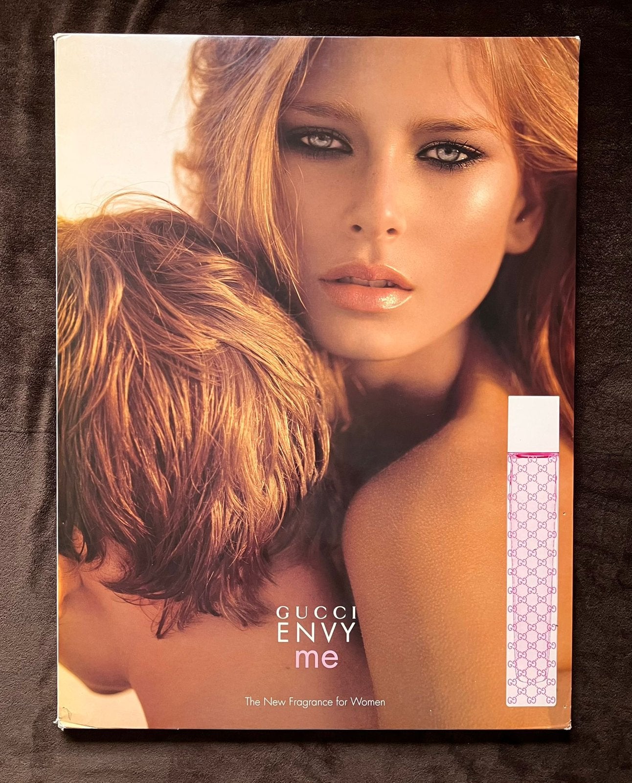 Gucci envy me reclamebord promotie materiaal, Ophalen, Gebruikt, Reclamebord