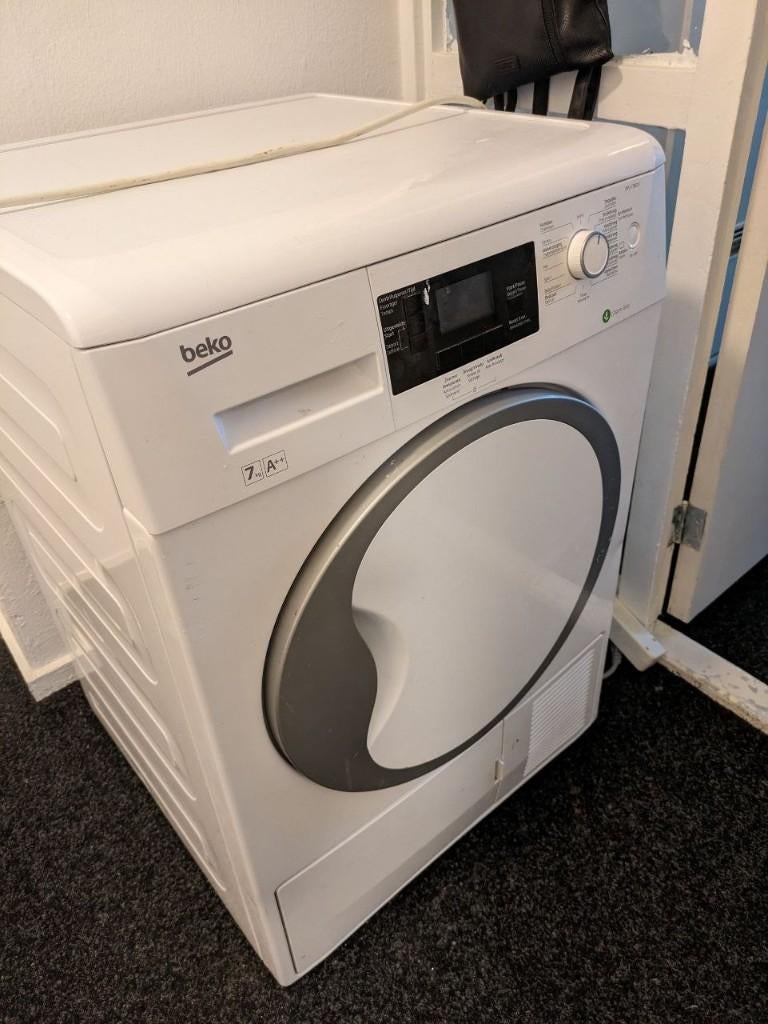 Wasdroger Beko, Witgoed en Apparatuur, Wasdrogers, Ophalen, Gebruikt, Luchtafvoer, 85 tot 90 cm
