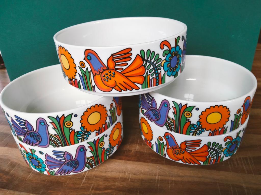 5 Villeroy & Boch Acapulco desserts schaaltjes, Huis en Inrichting, Keuken | Servies, Ophalen of Verzenden, Porselein, Overige stijlen