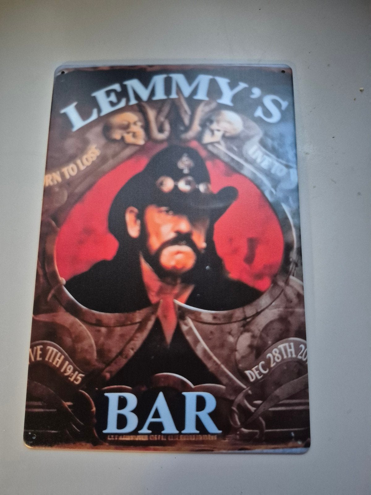Lemmy's Bar Metalen Plaat - Motorhead Decoratie, Ophalen of Verzenden, Nieuw, Reclamebord