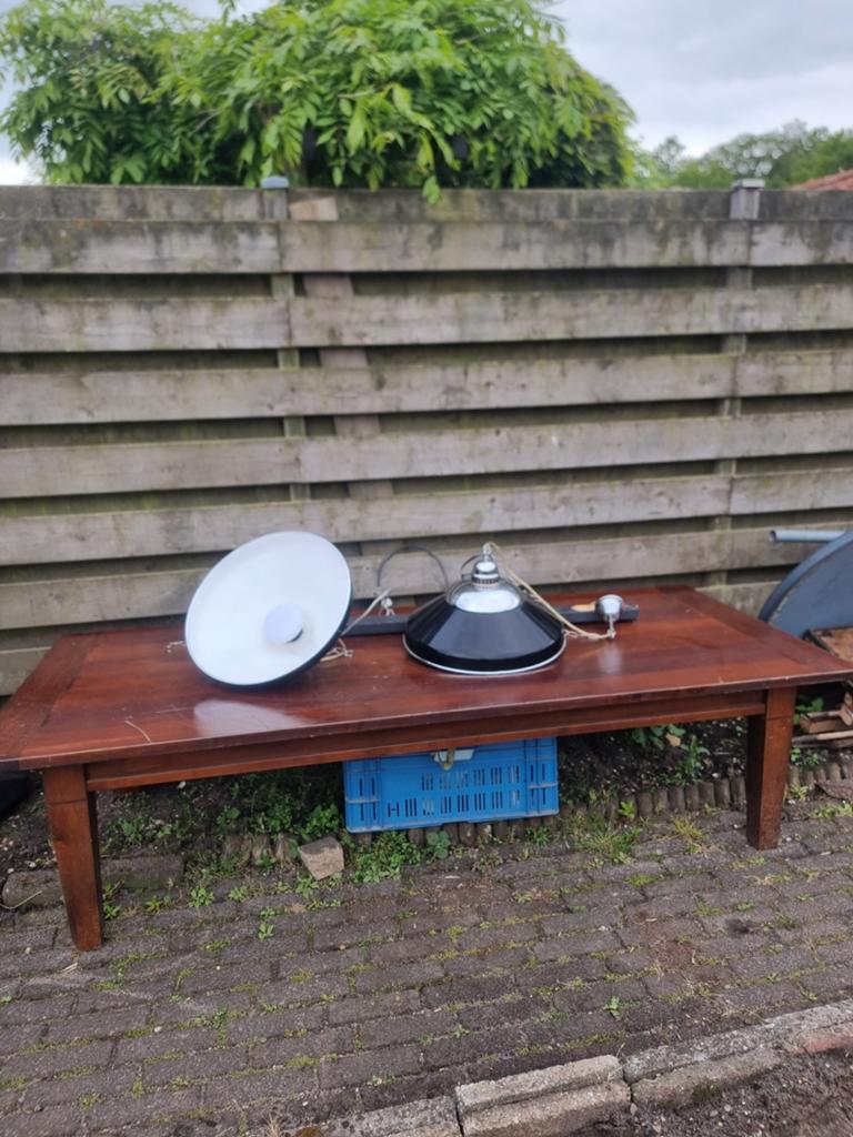 biljart lamp 2 stuks, Huis en Inrichting, Lampen | Hanglampen, Ophalen of Verzenden, Minder dan 50 cm