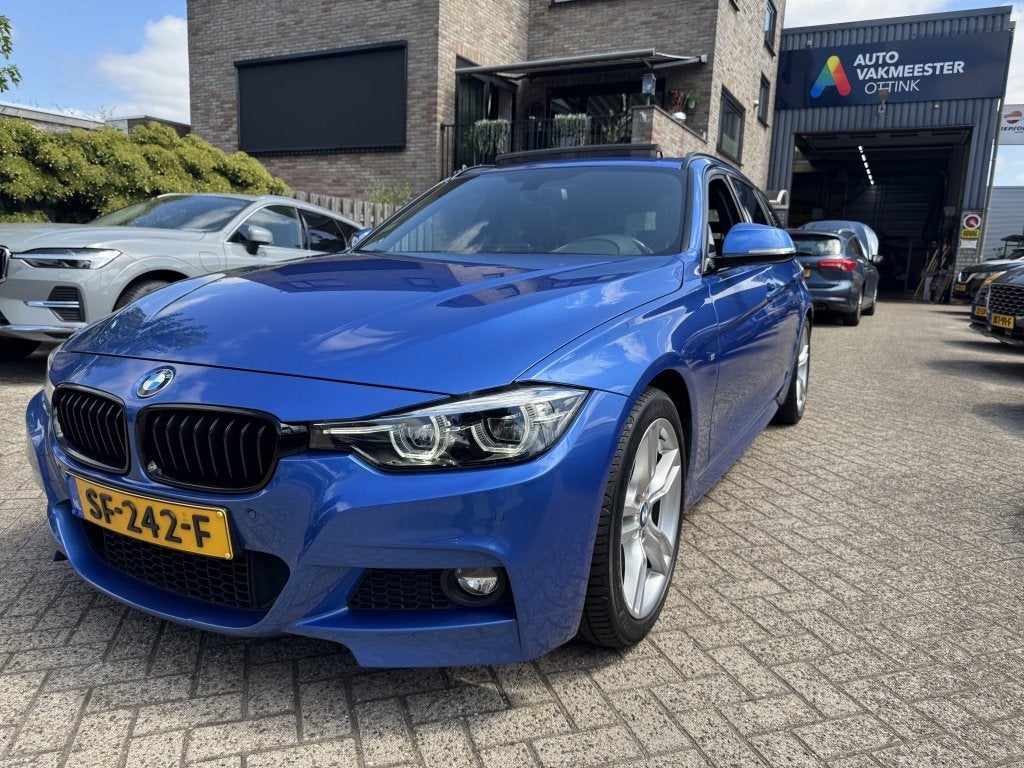 BMW 3 Serie Touring 320i MSp. Exec. (bj 2018, automaat), Auto's, 1998 cc, 4 cilinders, Blauw, 184 pk