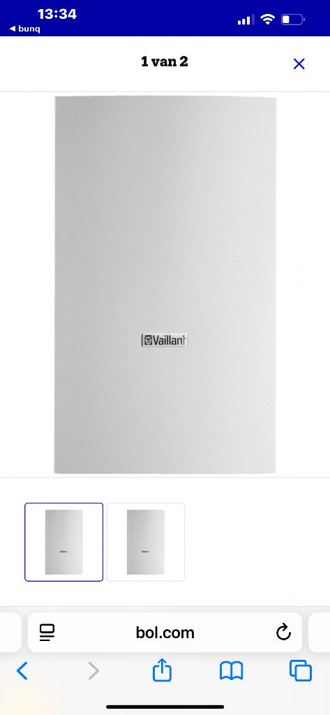 Vaillant 75 Liter warmwater boiler Nieuw!!!, Ophalen, 30 tot 80 cm, Hoog rendement (Hr), Overige typen