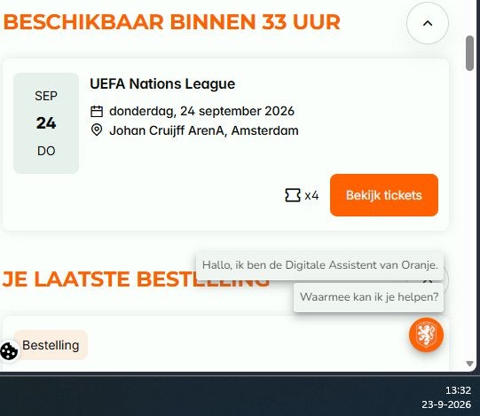 2x Nederland – Duitsland | Lange zijde | Vak 423 | €120 p.p., Tickets en Kaartjes, Overige typen, Drie personen of meer, September