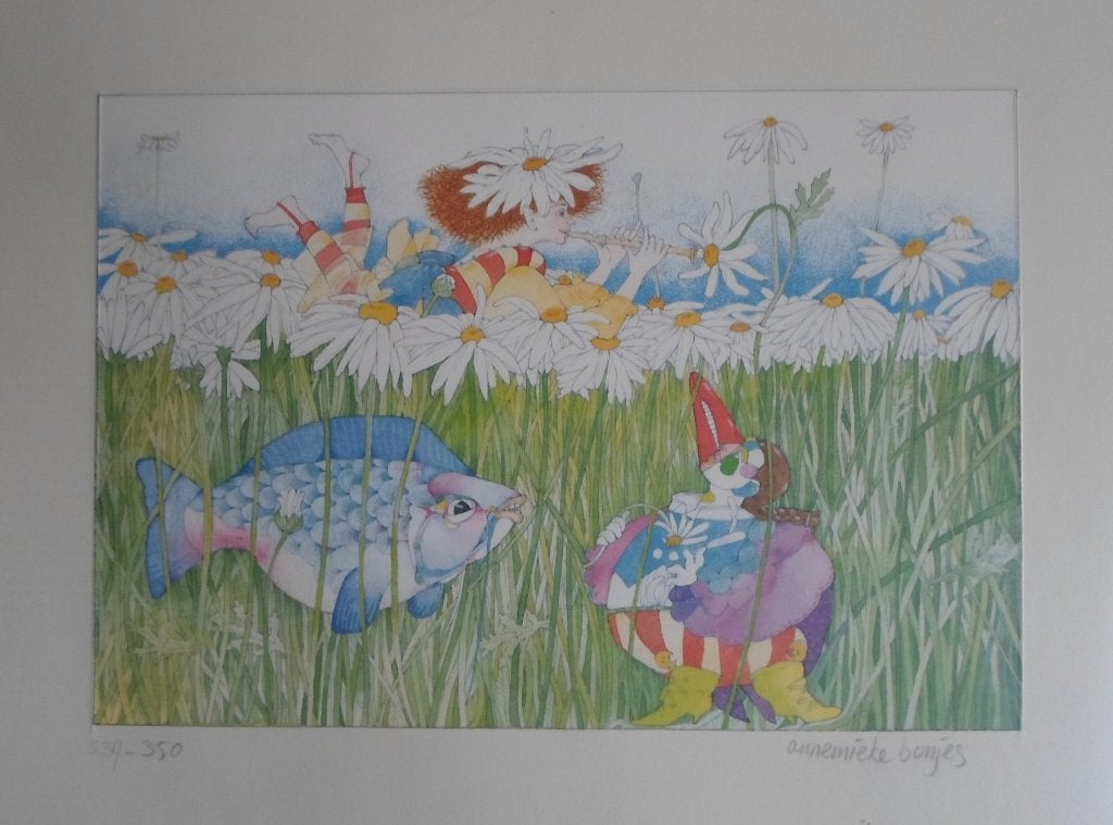 Kunstdruk Annemieke Bunjes, Ophalen of Verzenden