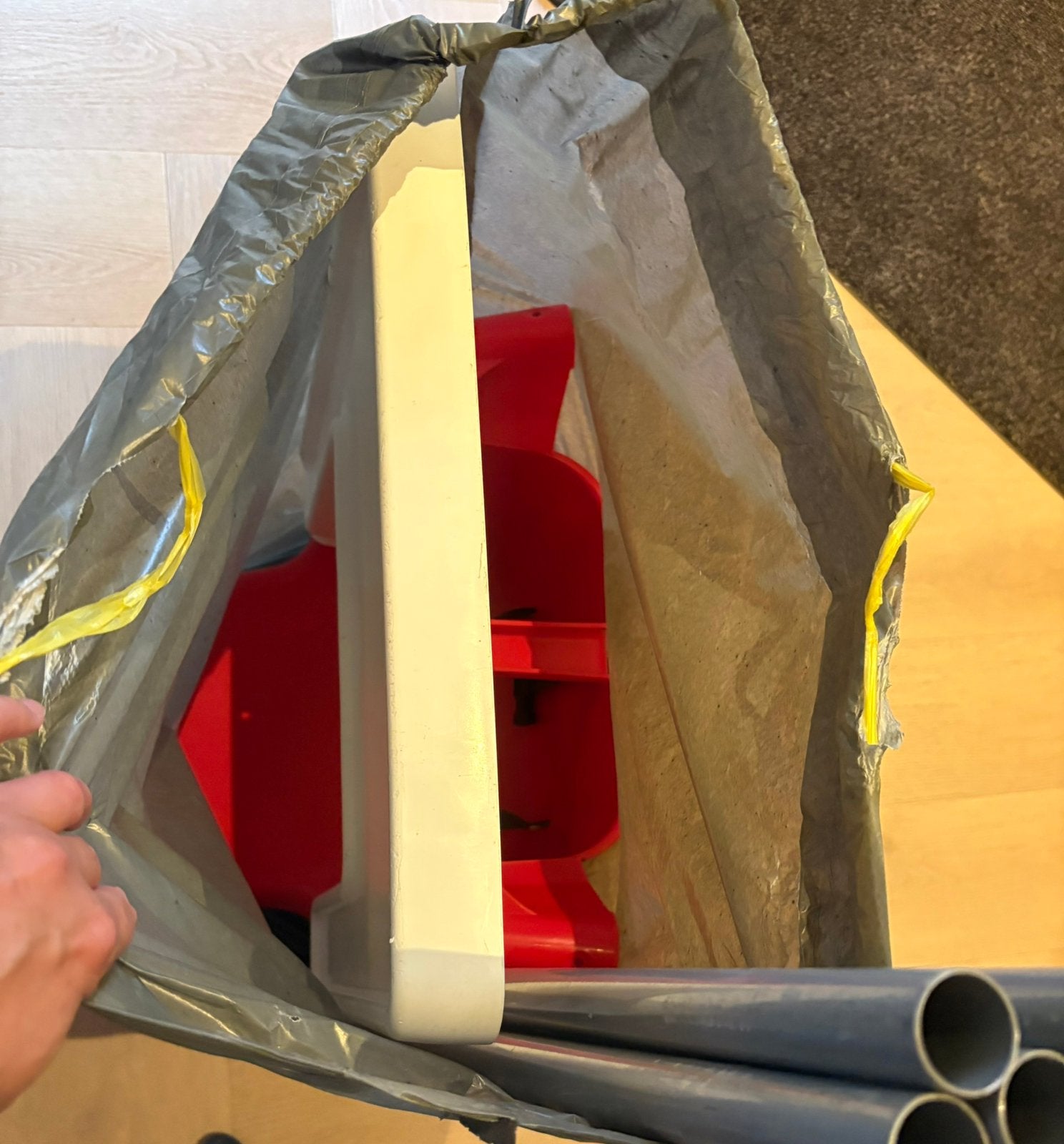 Ikea kinderstoel rood, Ophalen, Gebruikt, Overige typen