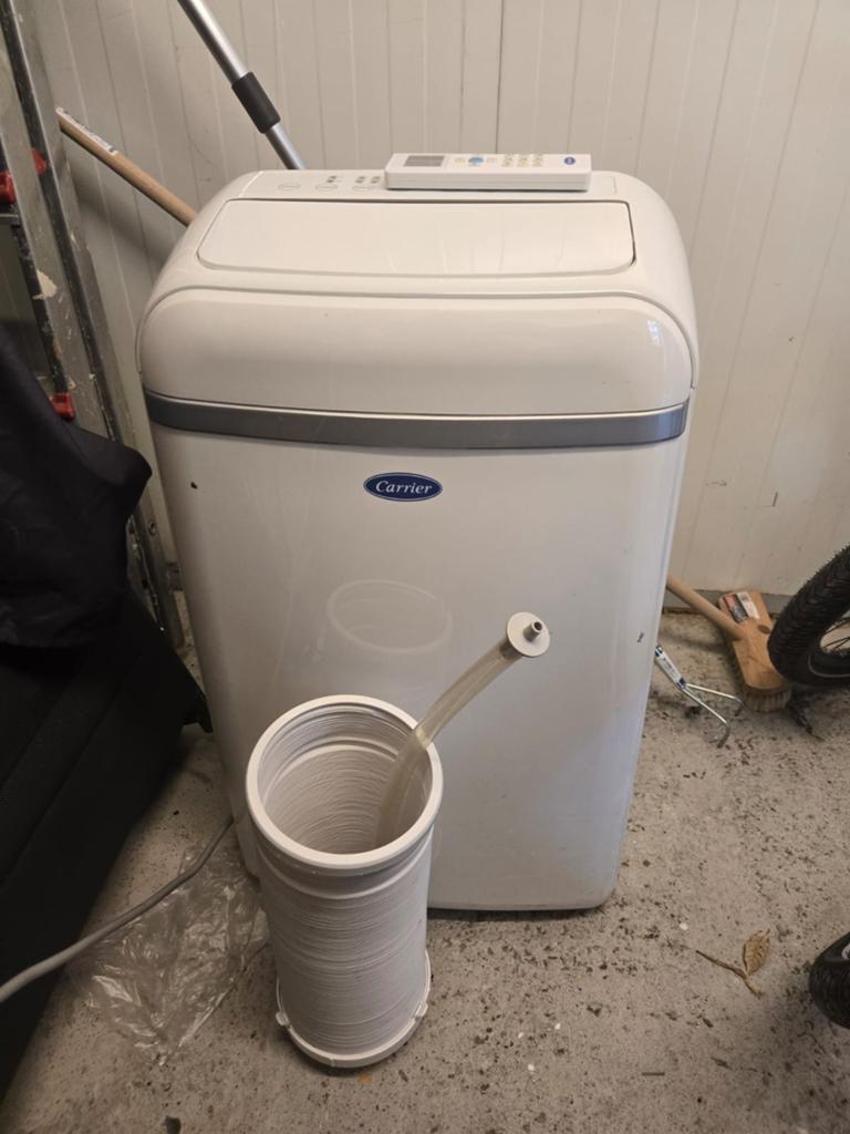 Carrier Mobiele Airco 51QPD12N7S - Koelen & Verwarmen, Ophalen, 3 snelheden of meer, Afstandsbediening, Gebruikt