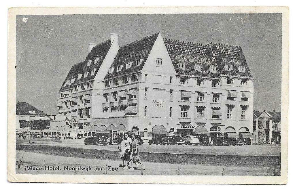 AK Noordwijk aan Zee - Palace Hotel, Verzenden, 1940 tot 1960, Ongelopen, Zuid-Holland