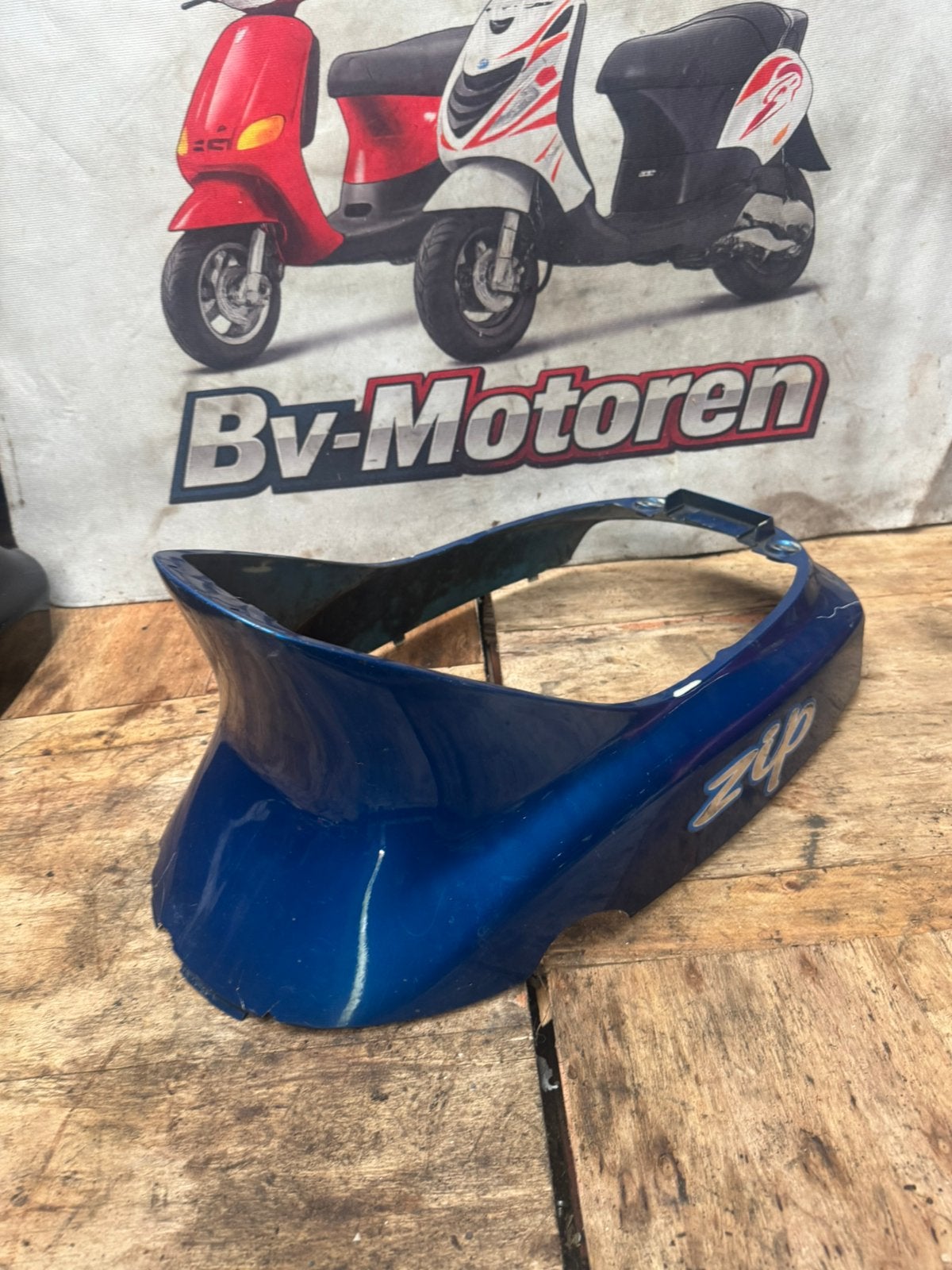 Piaggio Zip Type 1 2 3 Achterkap Blauw – Zip, Fietsen en Brommers, Brommeronderdelen | Scooters, Ophalen of Verzenden, Overige merken