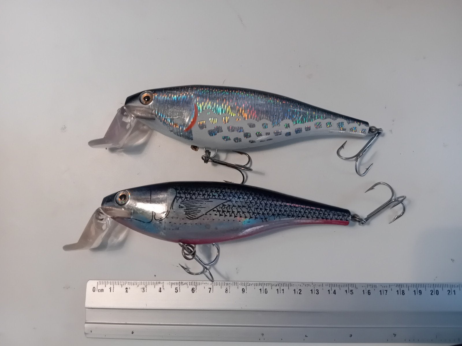 2x Rapala SSR14 imitatie. kunstaas, Ophalen of Verzenden, Zo goed als nieuw, Overige typen