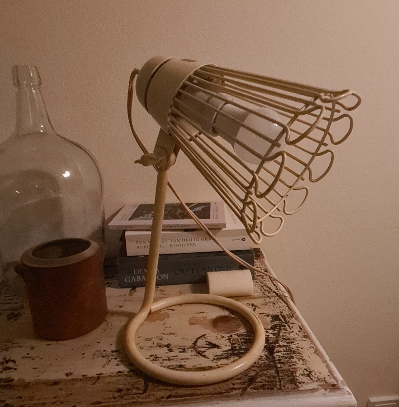 Vintage Philips Cocotte bureaulamp design Charlotte Perriand, Ophalen, Zo goed als nieuw, Metaal