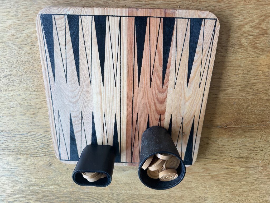 Backgammon, Hobby en Vrije tijd, Gezelschapsspellen | Bordspellen, Een of twee spelers, Ophalen, Gebruikt