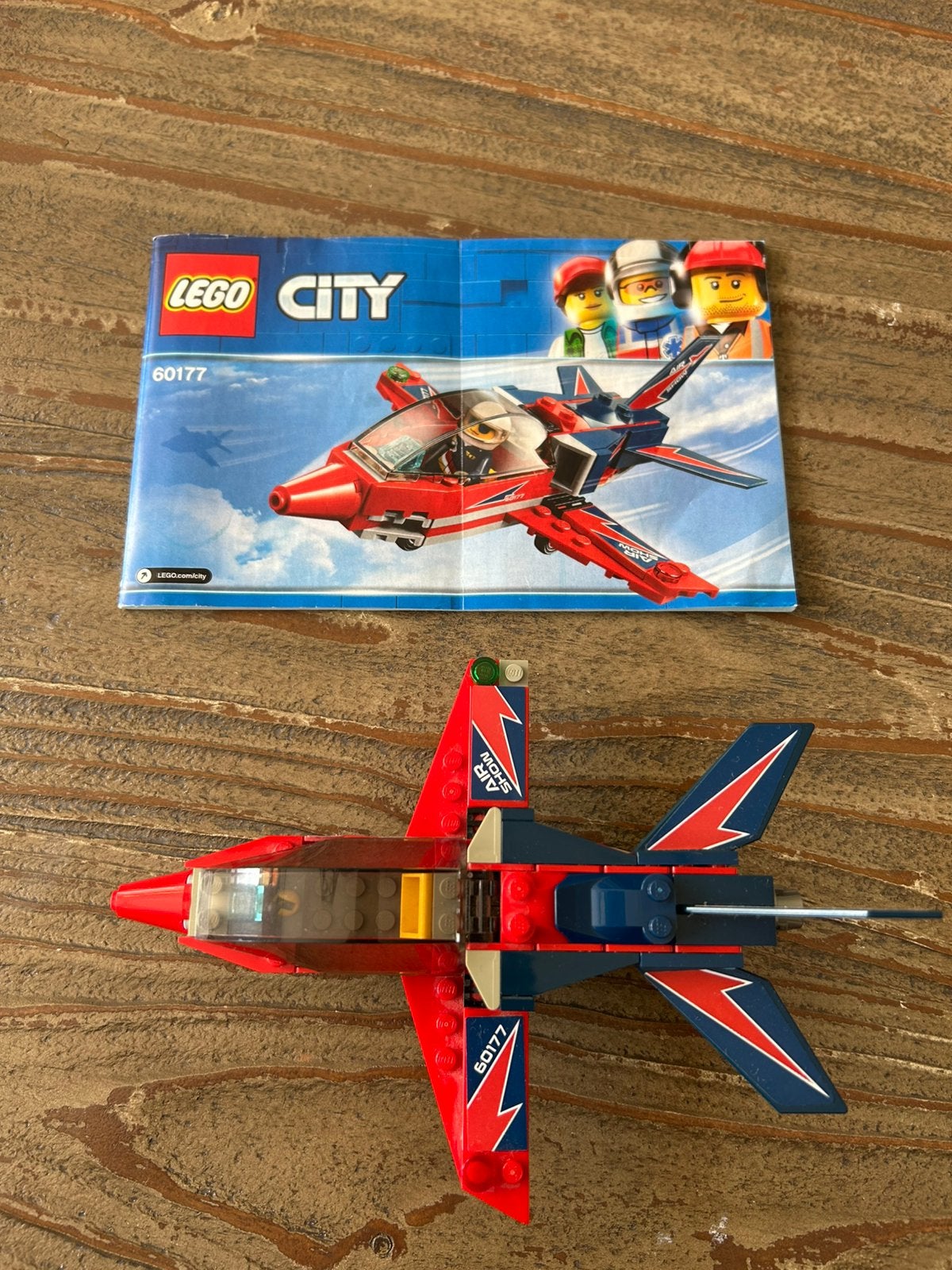 Lego city vliegshowjet 60177, City, Lego, Ophalen of Verzenden, Zo goed als nieuw