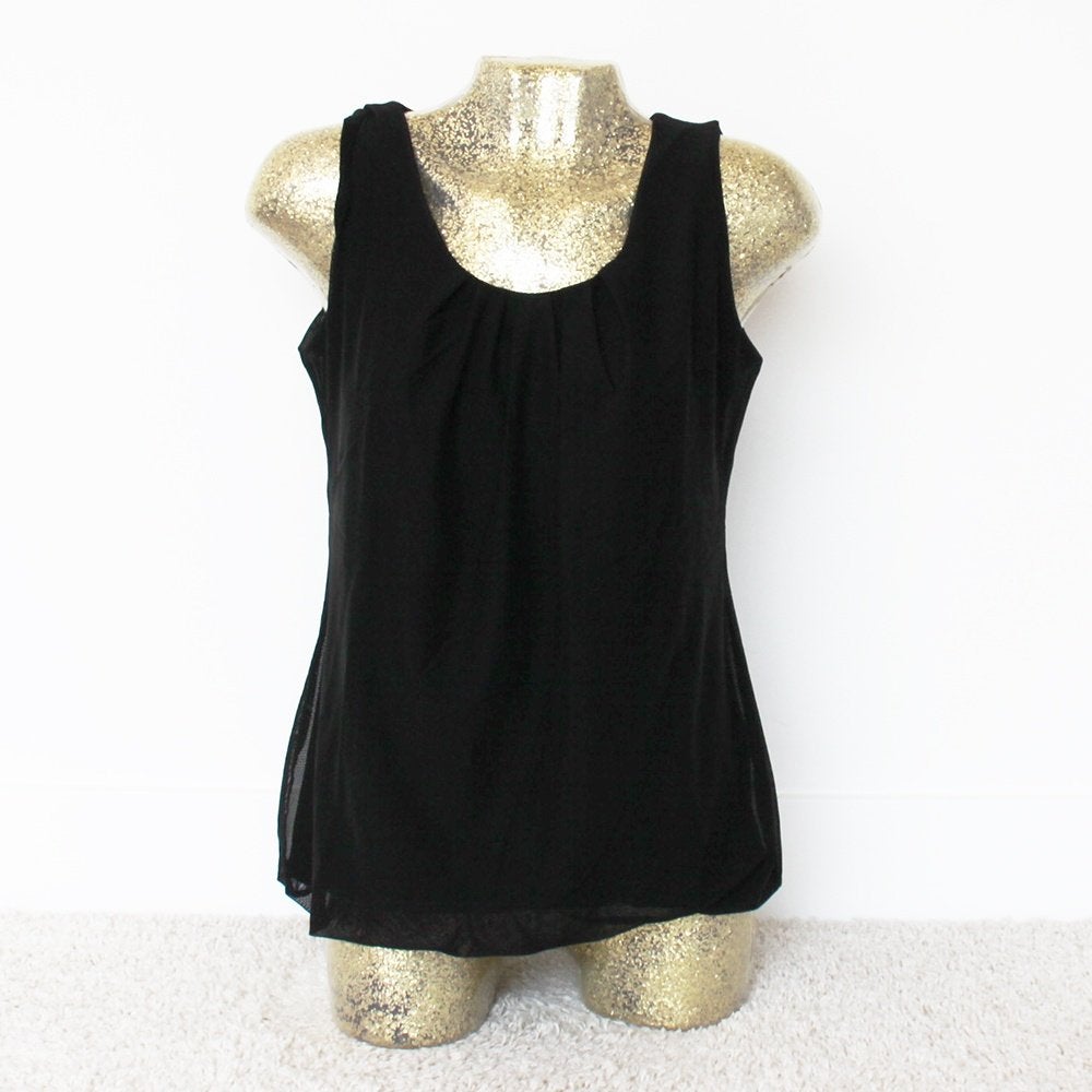 Mooie Zwarte Top401 (M) - 40 € 15,-, Kleding | Dames, Tops, Maat 38/40 (M), Zwart, Onbekend., Nieuw
