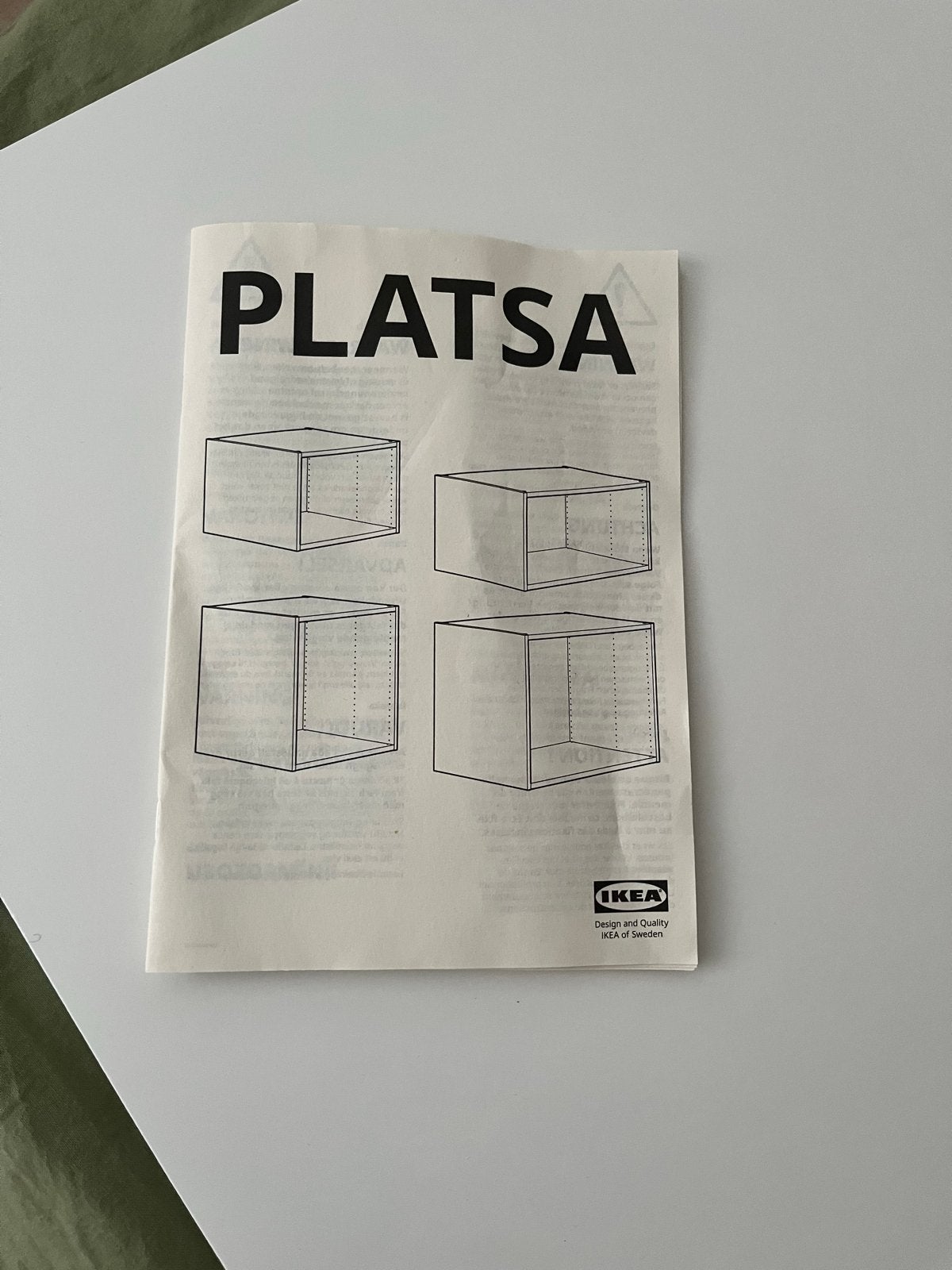 IKEA Platsa bovenblad 60x55cm - Nieuw, Huis en Inrichting, Ophalen, Nieuw