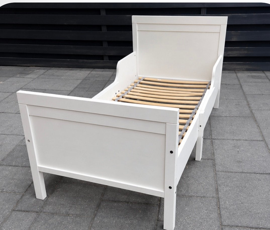 Ikea kinderbed sundvik, Ophalen, 85 tot 100 cm, Zo goed als nieuw, Lattenbodem