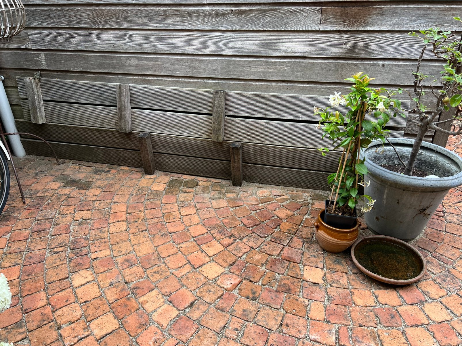 Gratis hardhouten planken, Ophalen, Zo goed als nieuw, Hout