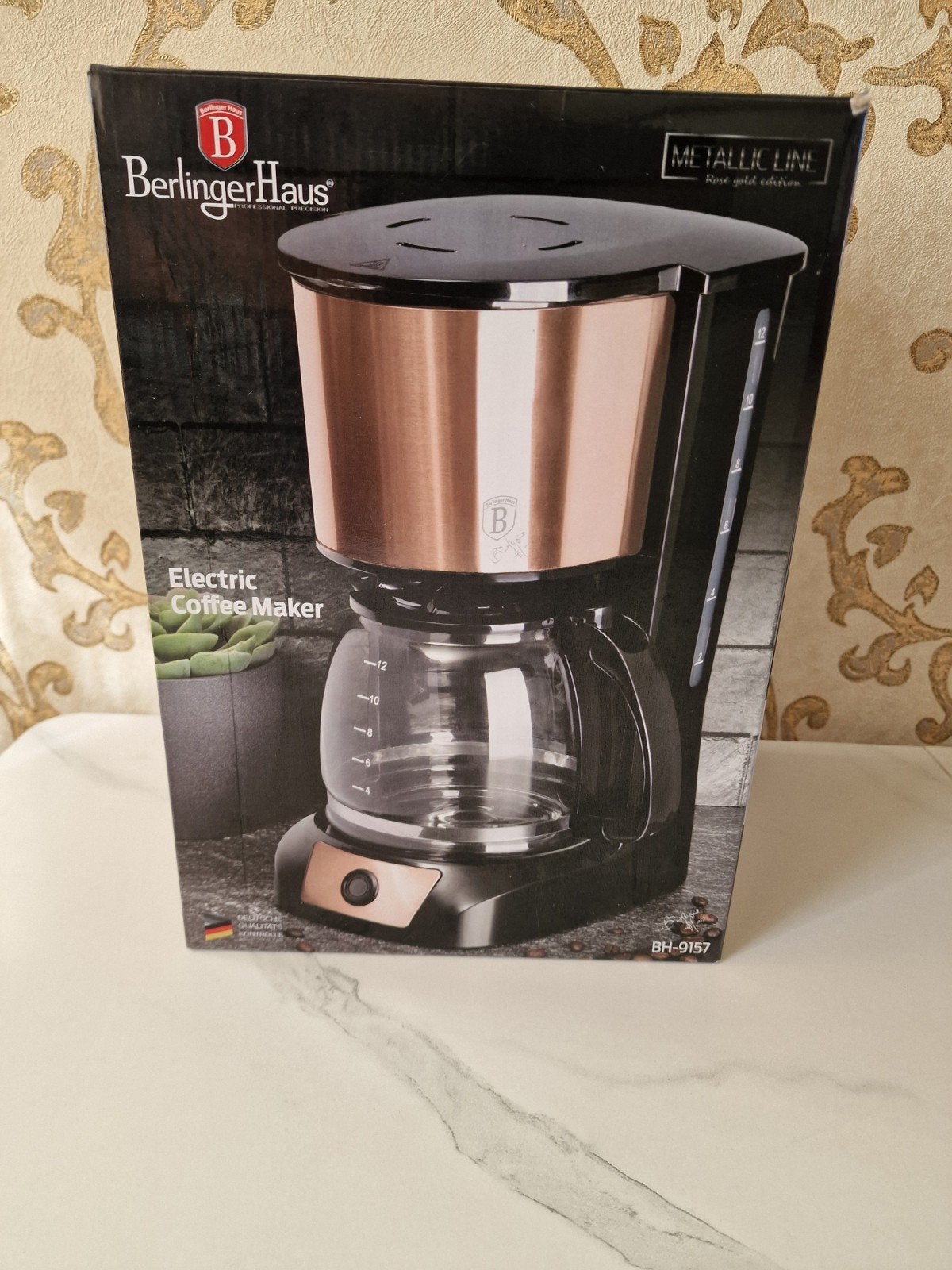 Berlinger Haus Elektrisch Koffiezetapparaat - Nieuw in doos, Ophalen, Afneembaar waterreservoir, 10 kopjes of meer, Gemalen koffie