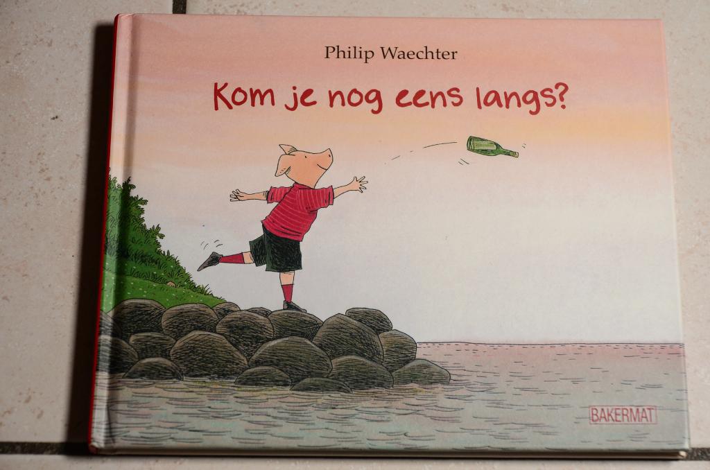 Kom je nog eens langs? / Philip Waechter, Boeken, Ophalen of Verzenden, Zo goed als nieuw, Fictie algemeen, Voorleesboek