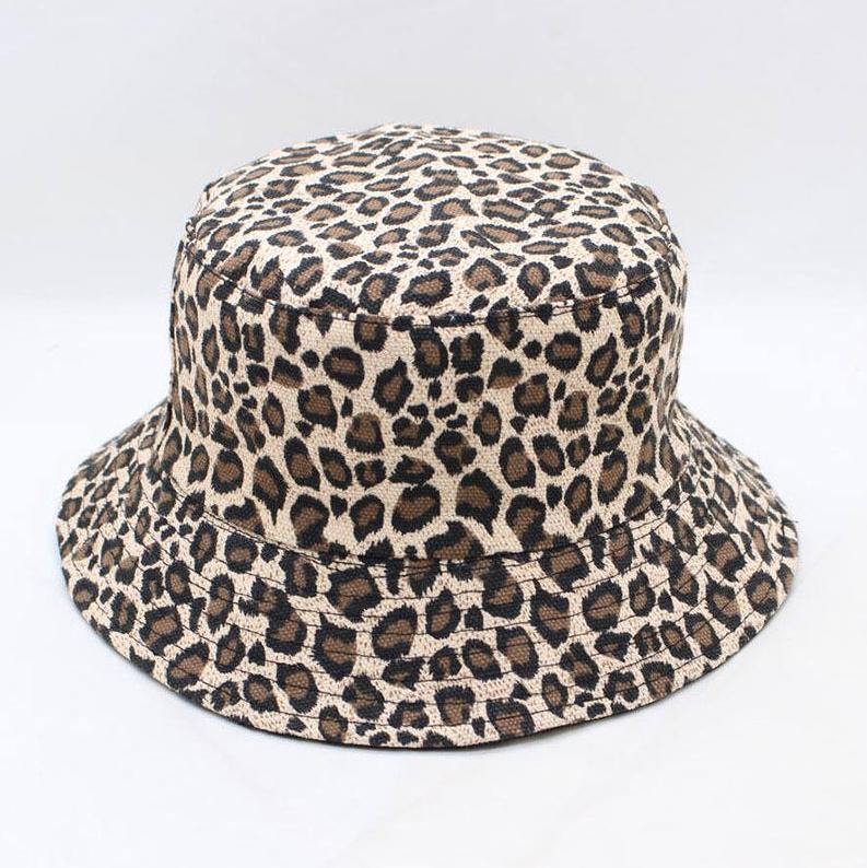 Luipaard hoed (heren dames hoedje vissers panter katoenen), Verzenden, Nieuw, One size fits all, Hoed