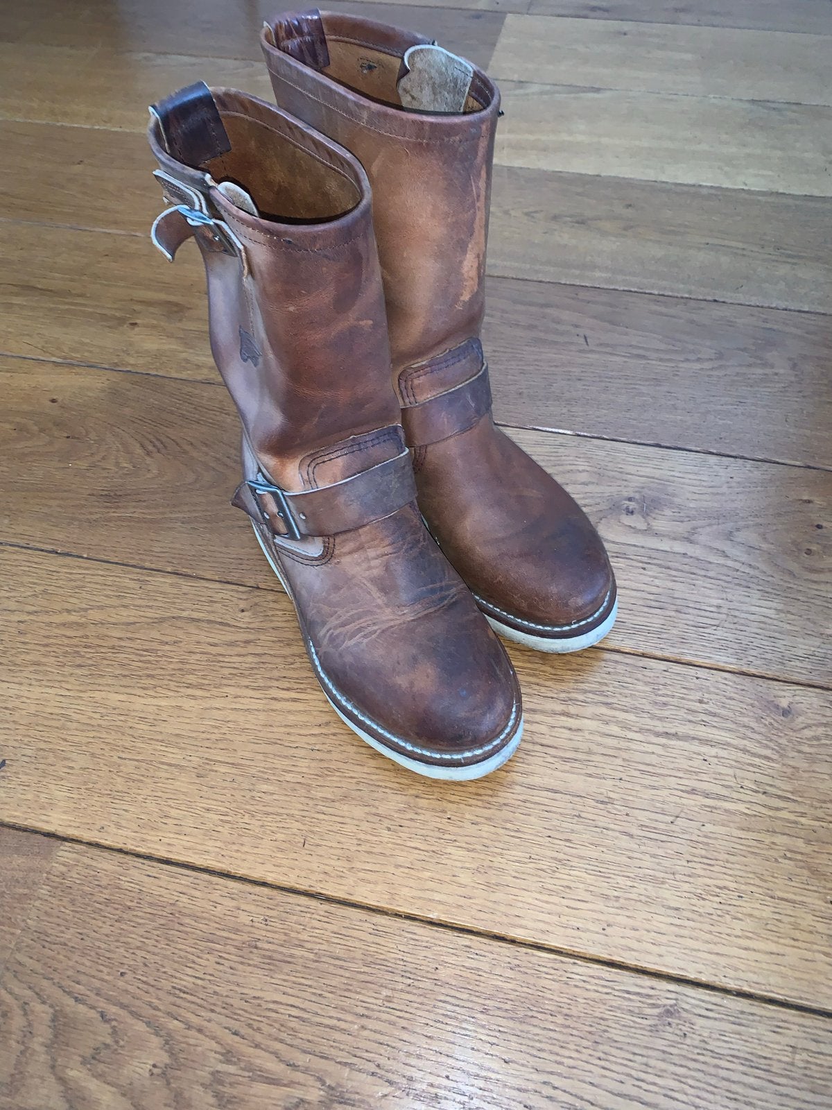 Red Wing Shoes Engineer Boots Dames - Maat 39, Bruin, Lage of Enkellaarzen, Ophalen of Verzenden, Zo goed als nieuw